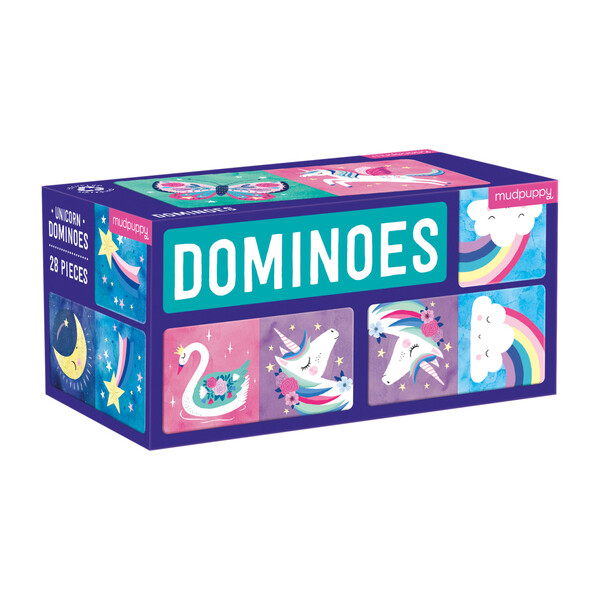 Dominoes, Unicorn - Mudpuppy Games | Maisonette