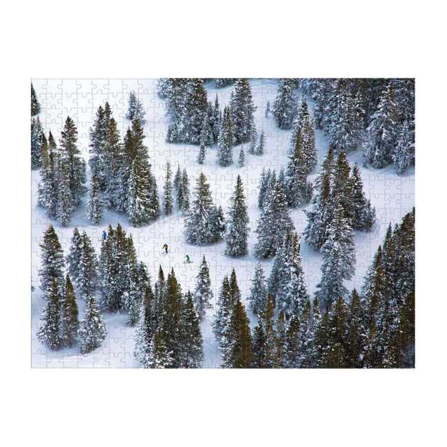Gray Malin The Snow Double-Sided 500-Piece Puzzle - Puzzles - 1
