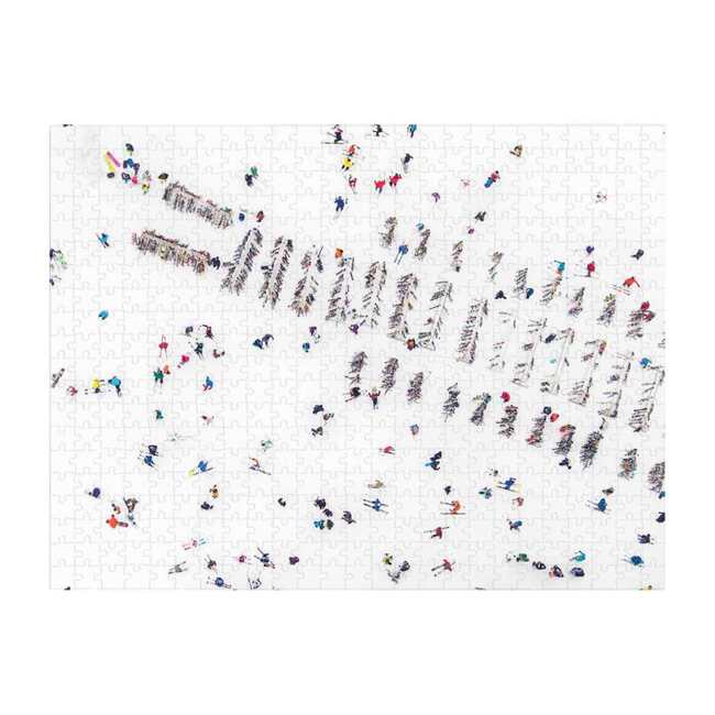 Gray Malin The Snow Double-Sided 500-Piece Puzzle - Puzzles - 2