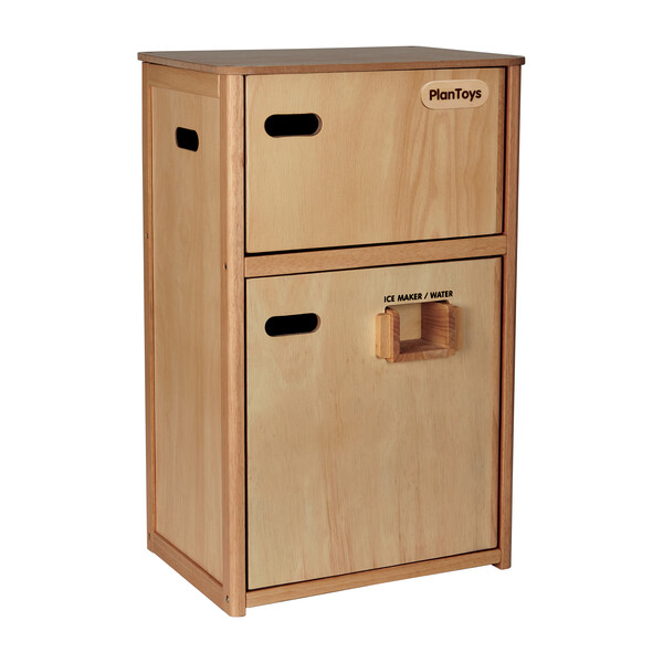 wooden play refrigerator