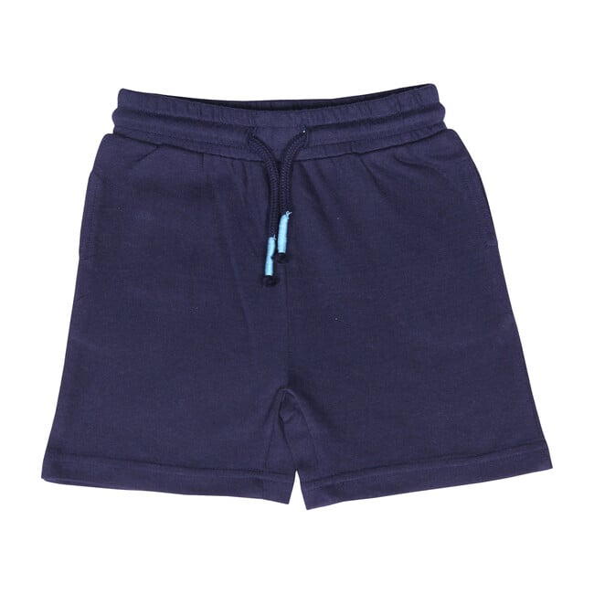 Knit Jogger Short, Navy - Shorts - 1
