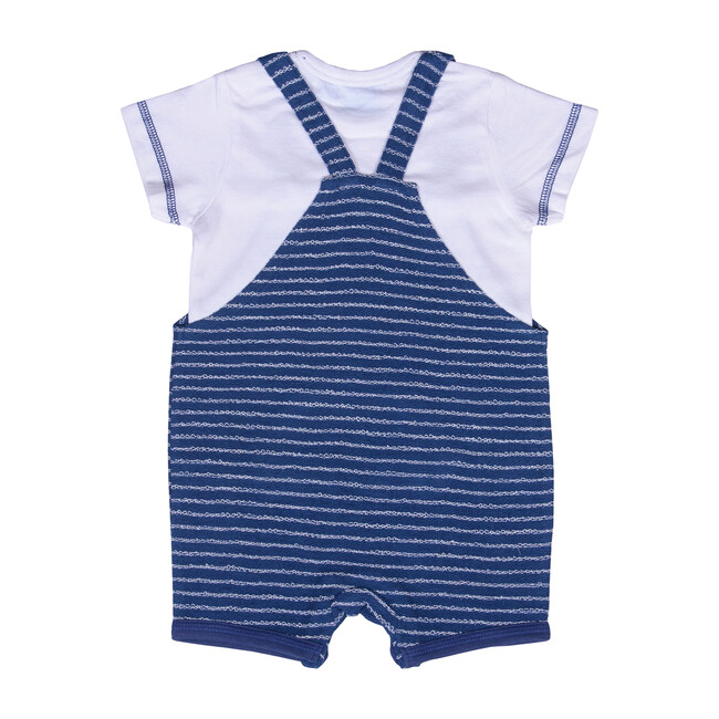 Baby Romper & Tee Set, Crown Blue - Mixed Apparel Set - 2