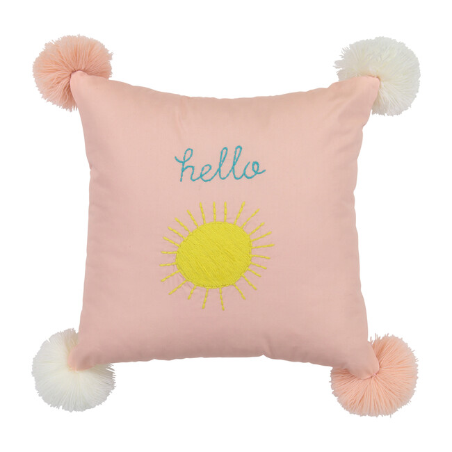 Hello Pillow, Light Pink - Decorative Pillows - 1