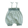 Smocking Jumpsuit, Bottle - Jumpsuits - 1 - thumbnail