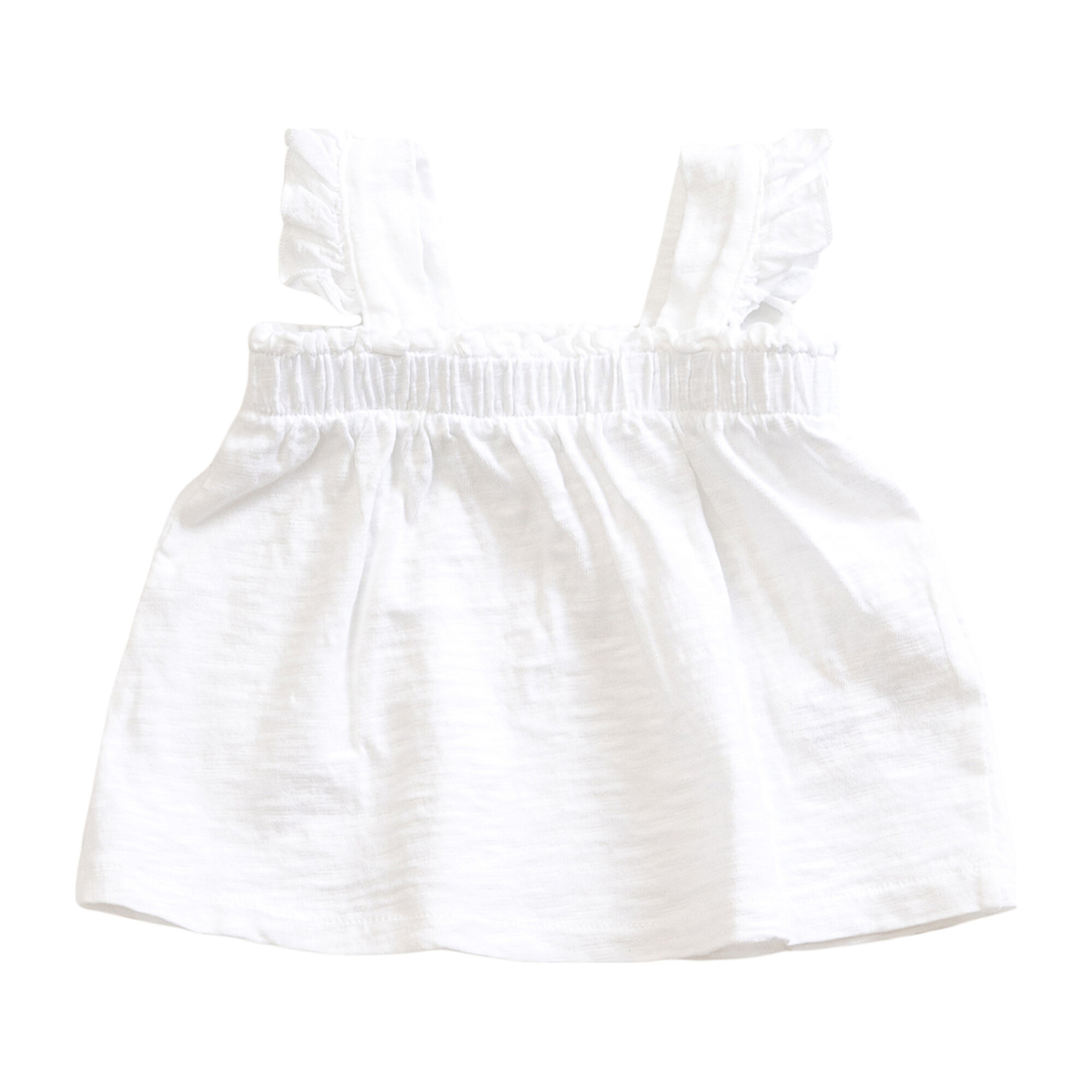 Frills Top, White