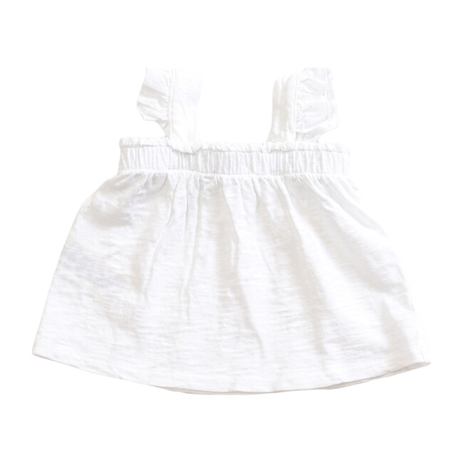 Frills Top, White - Tees - 2