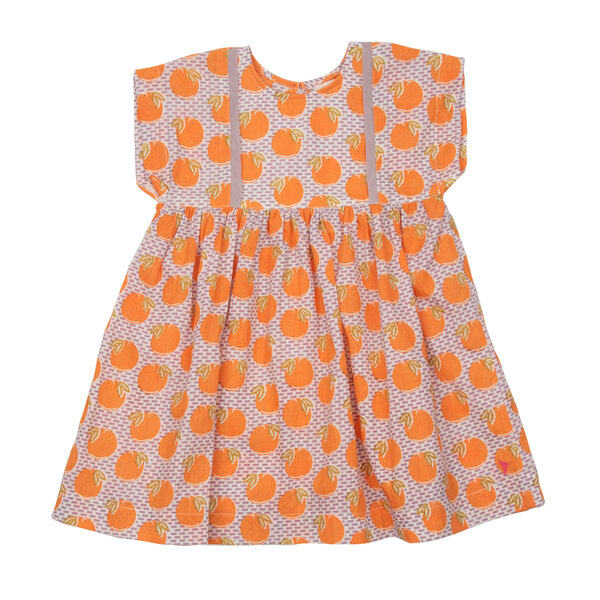 Stacey Dress, Nirvana Oranges