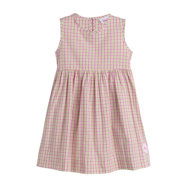 Spring Check Pinny - Smiling Button Dresses | Maisonette