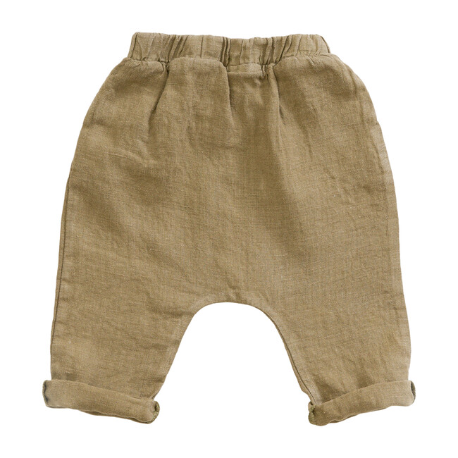 Linen Trousers, Algae - Play Up Pants | Maisonette