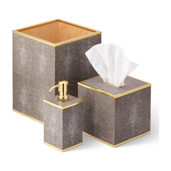 brass tissue box cover