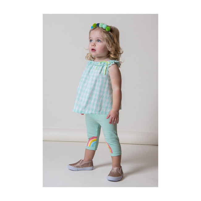 Ruffle Blouse, Check - Blouses - 2