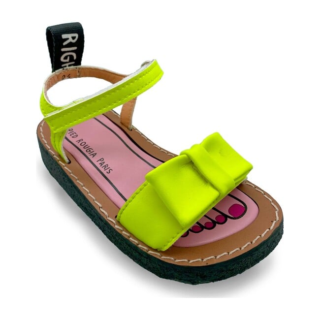 *Exclusive* Bow Bow Sandal, Lemonade Yellow