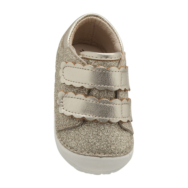 Pave Curve Sneaker, Glam Gold - Sneakers - 3
