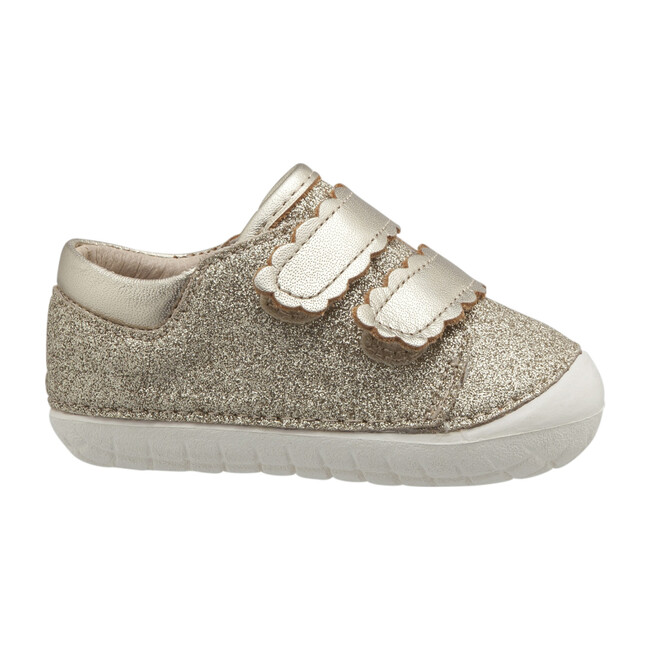 Pave Curve Sneaker, Glam Gold - Sneakers - 4