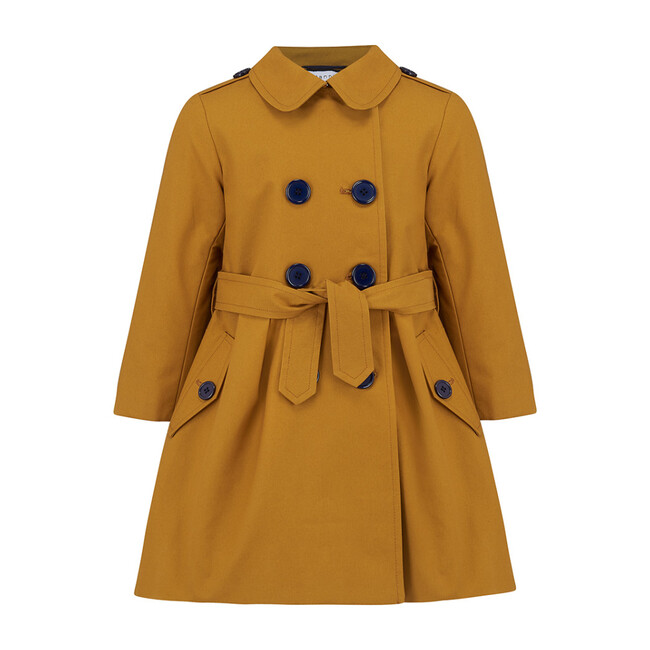 mustard trench coat