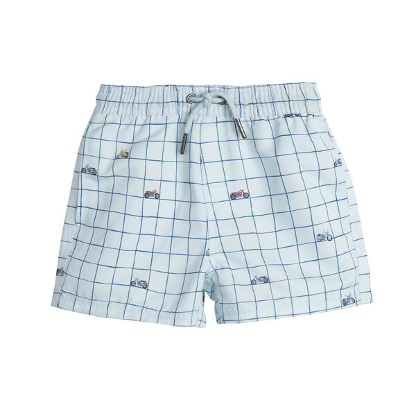 Brooks Boys Swim Trunk, Sky Moto