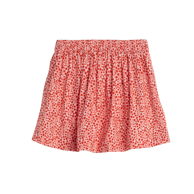 Willow Bow Skirt, Pink Ditsy Floral