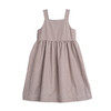 Olympia Button Front Dress, Mocha Stripe - Dresses - 3