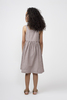 Olympia Button Front Dress, Mocha Stripe - Dresses - 6