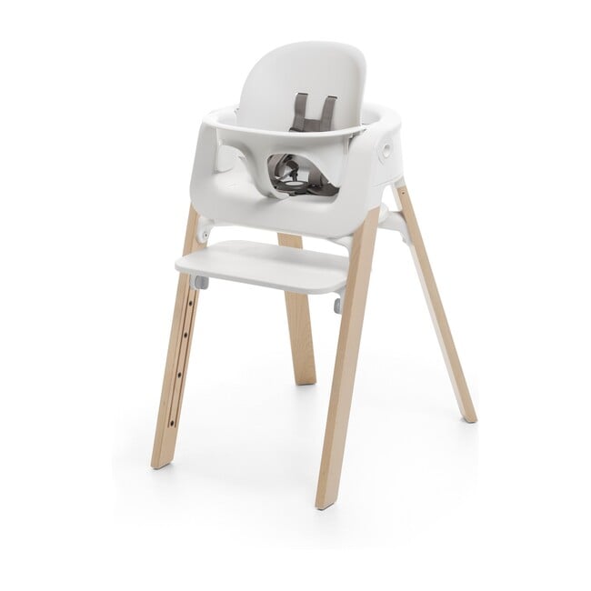 Stokke® Steps™ HighChair, Natural Legs with White Seat