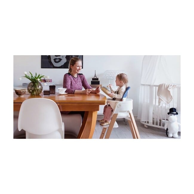 Stokke® Steps™ HighChair, Natural Legs with White Seat