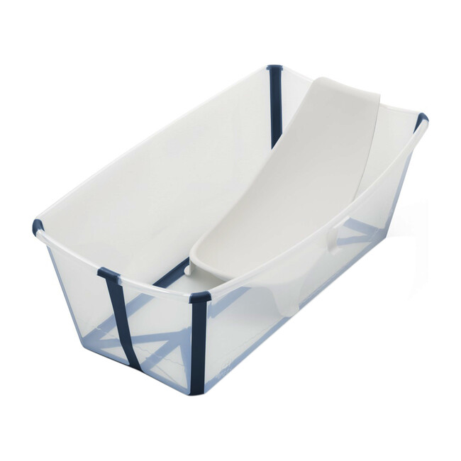 Flexi Bath® Bundle, Tub + Newborn Support, Blue - Tubs - 1