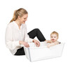 Flexi Bath® Bundle, Tub + Newborn Support, White