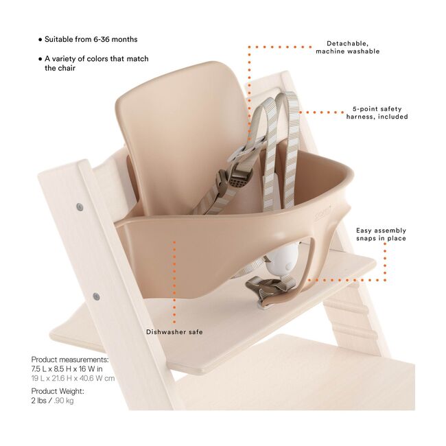 stokke baby set storm grey