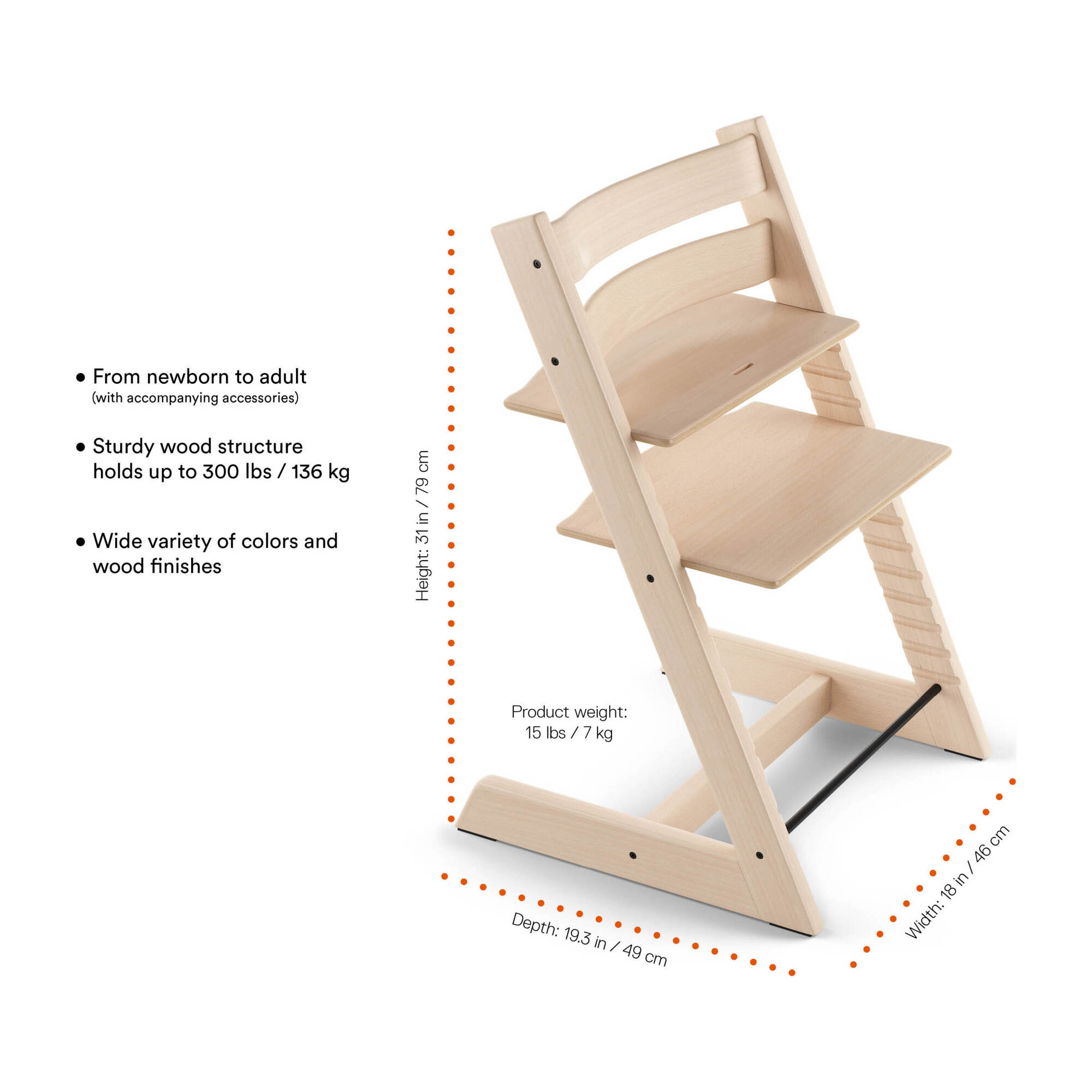 tripp trapp oak greywash