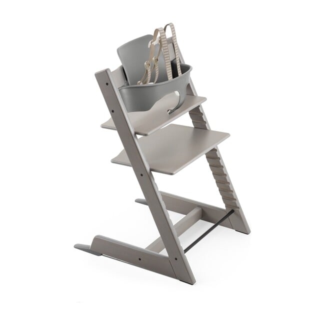 Tripp Trapp® High Chair (includes Tripp Trapp® + Baby set), Oak Greywash