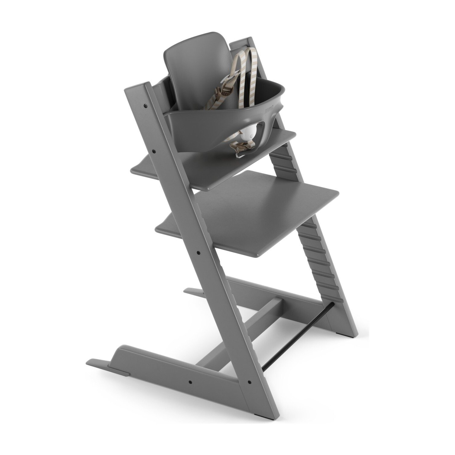 Tripp Trapp® High Chair (includes Tripp Trapp® + Baby set), Storm Grey