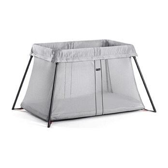 Travel Crib Light, Silver Mesh