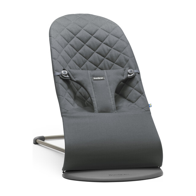 Bouncer Bliss Quilted Cotton, Anthracite - Bouncers - 1