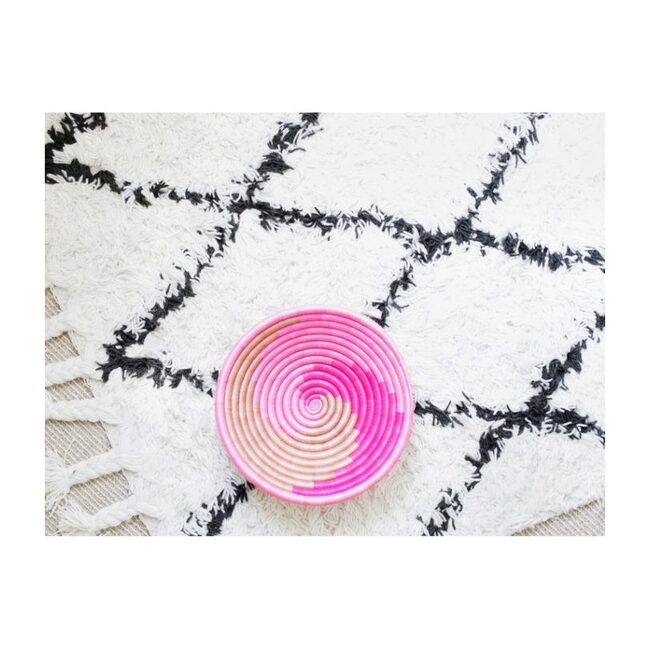 Plateau Basket, Pink Swirl - Storage - 2