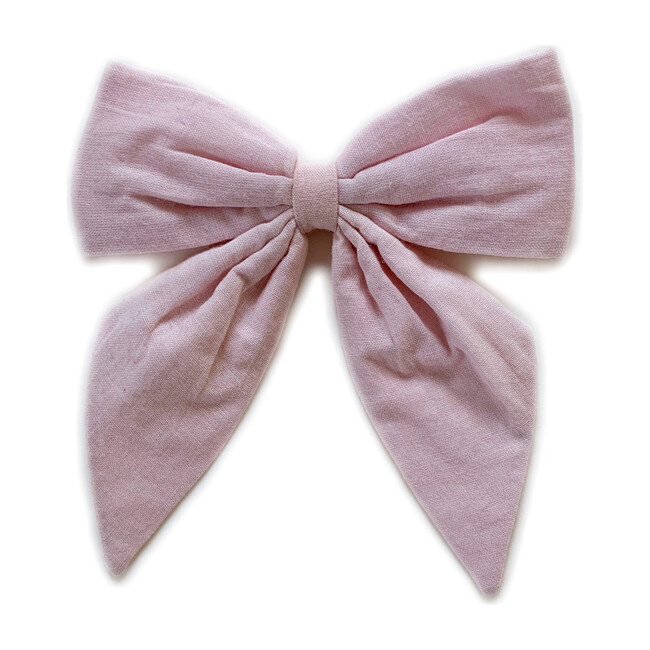 Light Pink Bow Clip - Kids Girl Accessories Hair Accessories - Maisonette