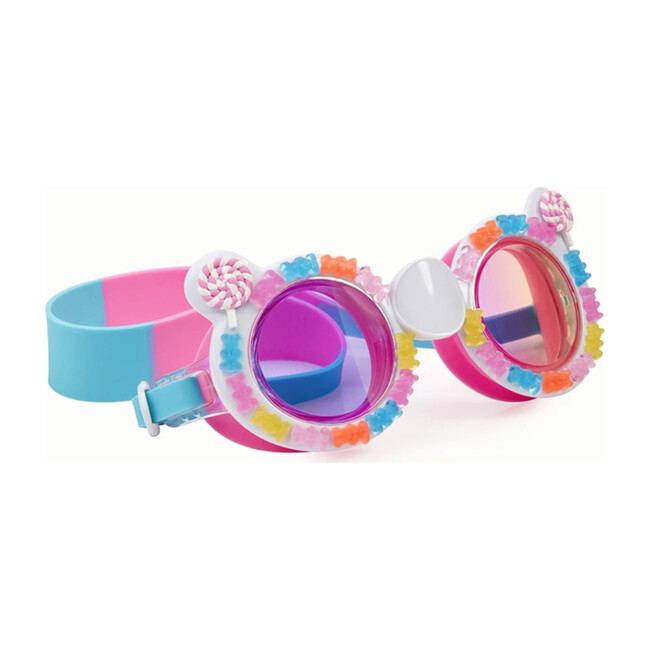 Sugar Rush Gummy Bear Goggles, Cotton Candy Pink/Blue