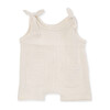 Gauze Self Tie Romper, Natural - Rompers - 1 - thumbnail