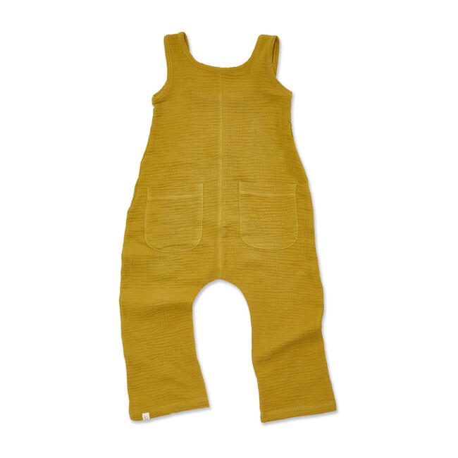 Gauze Relaxed Jumper, Ochre - Rompers - 1