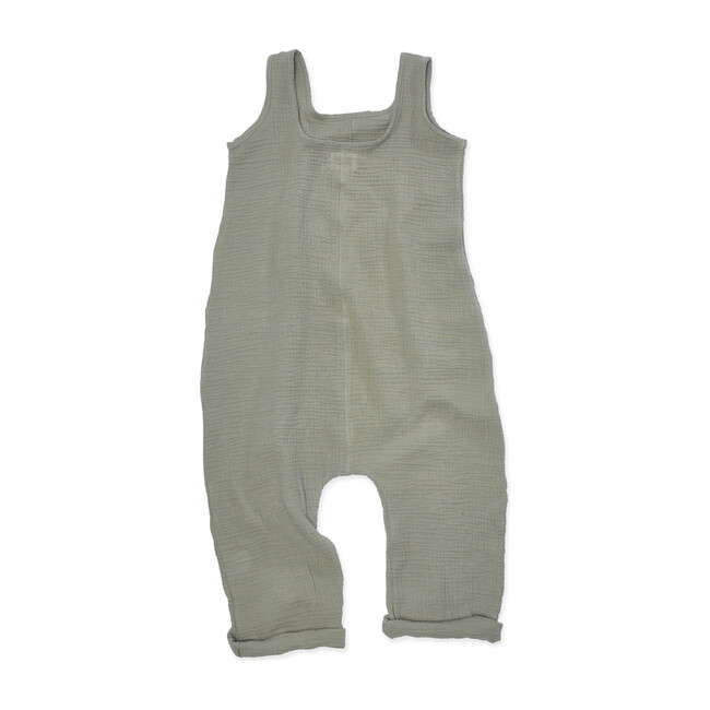 Gauze Relaxed Jumper, Sage - Rompers - 2