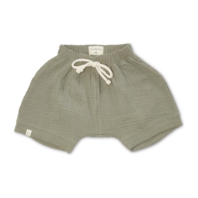 Gauze Oversized Shorts, Sage
