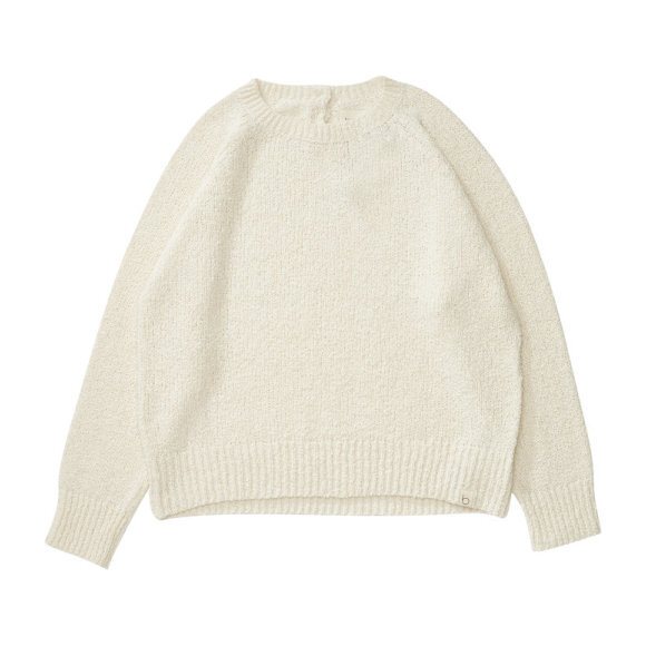 *Exclusive* Boucle Pullover, Milk - Sweaters - 1