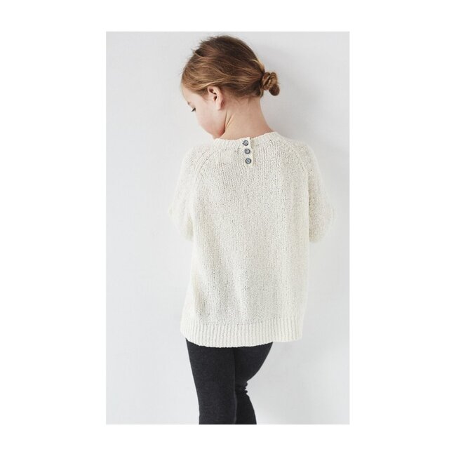 *Exclusive* Boucle Pullover, Milk - Sweaters - 3