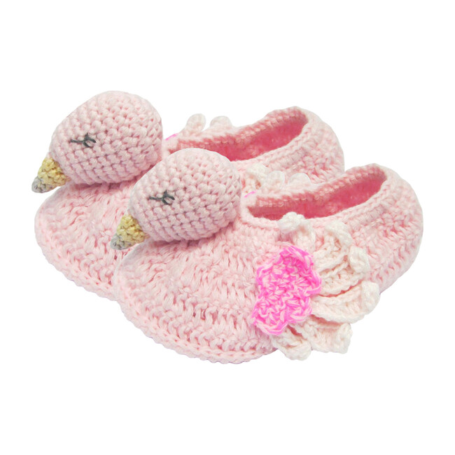 Crochet Flamingo Booties - Booties - 1