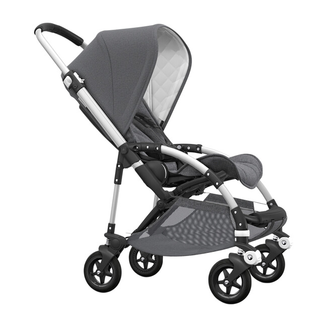 Bugaboo Bee5 Classic Complete, Aluminum Frame, Grey Melange - Travel Systems - 1