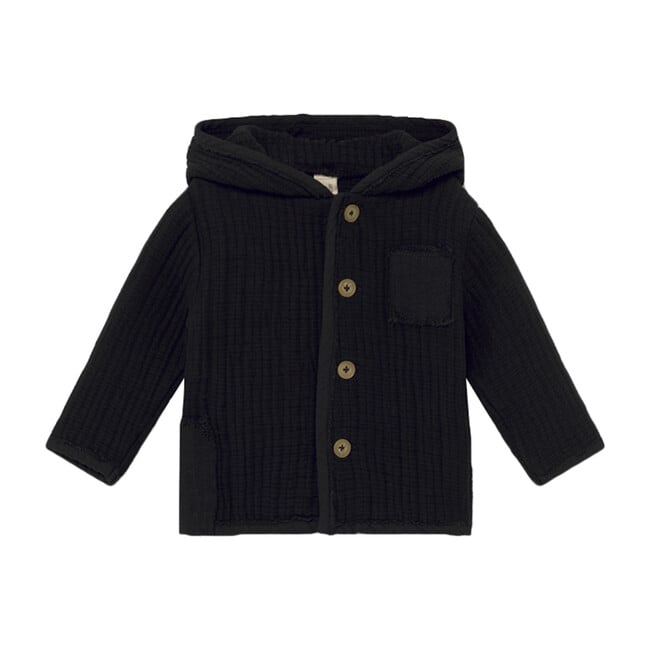 Baby Quilted Jacket, Black