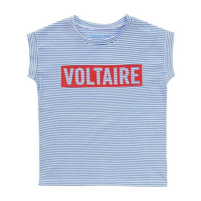 Stripe Logo T-Shirt, Blue