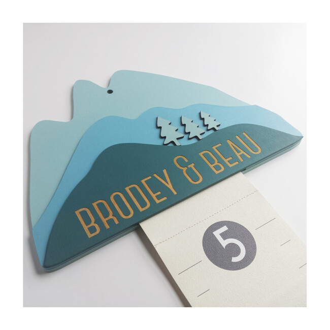 Wooden Growth Chart, Blue Mountains