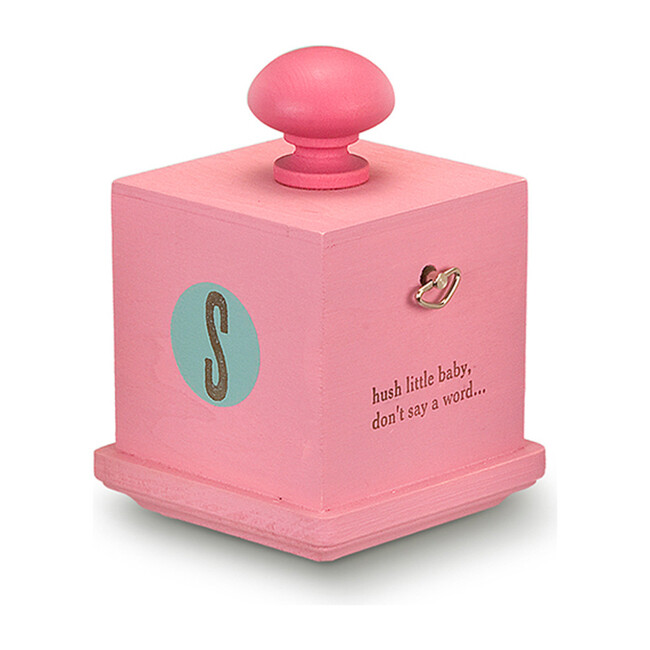 Personalized Music Box, Pink - Accents - 1