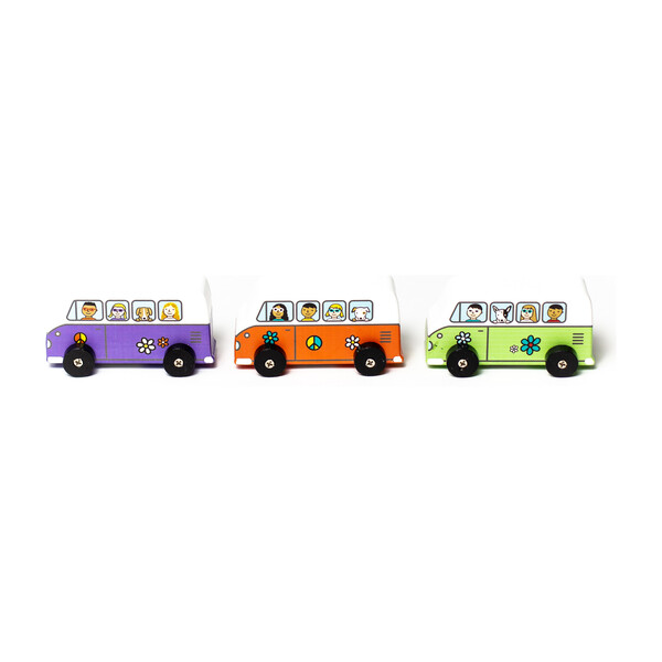 Love Bus Mini Rollers, Set of 3
