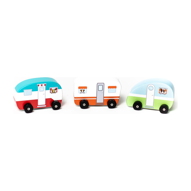 Mini Vintage Campers, Set of 3